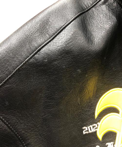 A FEW GOOD KIDS（アフューグッドキッズ）A FEW GOOD KIDS (アフューグッドキッズ) レーシングエコレザーブルゾン ブラック サイズ:Lの古着・服飾アイテム