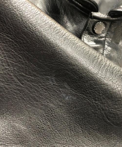 A FEW GOOD KIDS（アフューグッドキッズ）A FEW GOOD KIDS (アフューグッドキッズ) レーシングエコレザーブルゾン ブラック サイズ:Lの古着・服飾アイテム