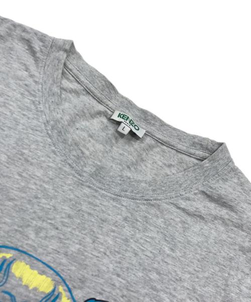 KENZO（ケンゾー）KENZO (ケンゾー) タイガープリントTシャツ/半袖カットソー グレー サイズ:Lの古着・服飾アイテム