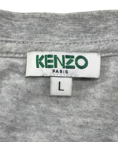 KENZO（ケンゾー）KENZO (ケンゾー) タイガープリントTシャツ/半袖カットソー グレー サイズ:Lの古着・服飾アイテム