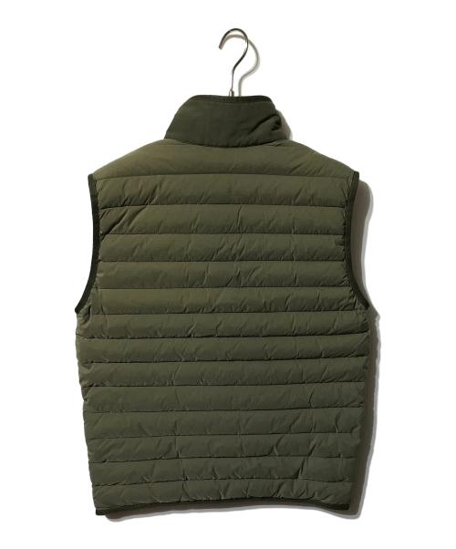 STONE ISLAND（ストーンアイランド）STONE ISLAND (ストーンアイランド) ナイロンダウンベスト カーキ サイズ:Sの古着・服飾アイテム
