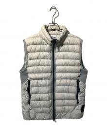 STONE ISLAND（ストーンアイランド）の古着「GARMENT DYED MICRO YARN DOWN PACKABLE（ダウンベスト）」｜ホワイト