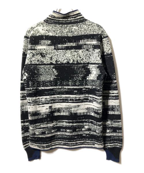 STONE ISLAND（ストーンアイランド）STONE ISLAND (ストーンアイランド) 総柄ハイネックニット グレー サイズ:Ｓの古着・服飾アイテム