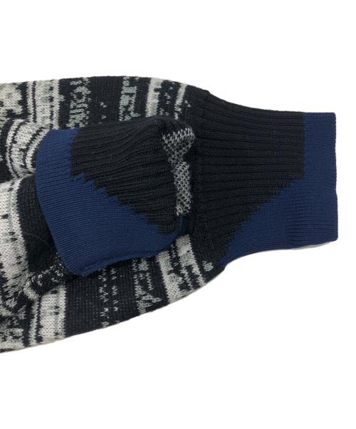 STONE ISLAND（ストーンアイランド）STONE ISLAND (ストーンアイランド) 総柄ハイネックニット グレー サイズ:Ｓの古着・服飾アイテム