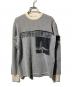 STONE ISLAND（ストーンアイランド）の古着「ロゴクルーネックニット」｜グレー