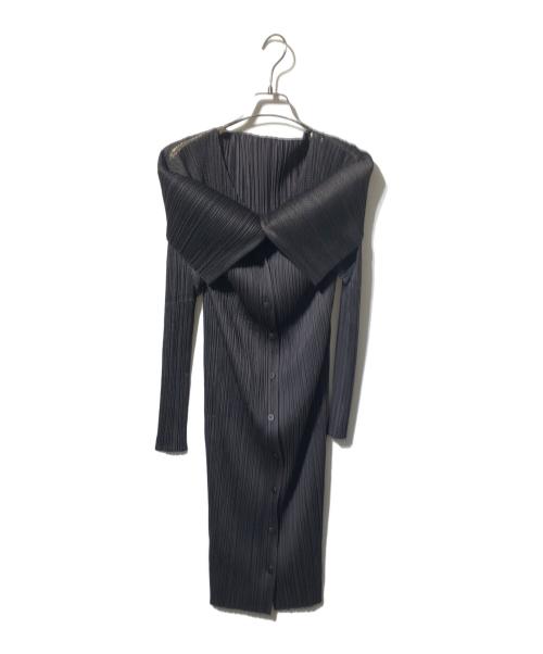 PLEATS PLEASE（プリーツプリーズ）PLEATS PLEASE (プリーツプリーズ) 変形2WAYワンピース グレー サイズ:3の古着・服飾アイテム