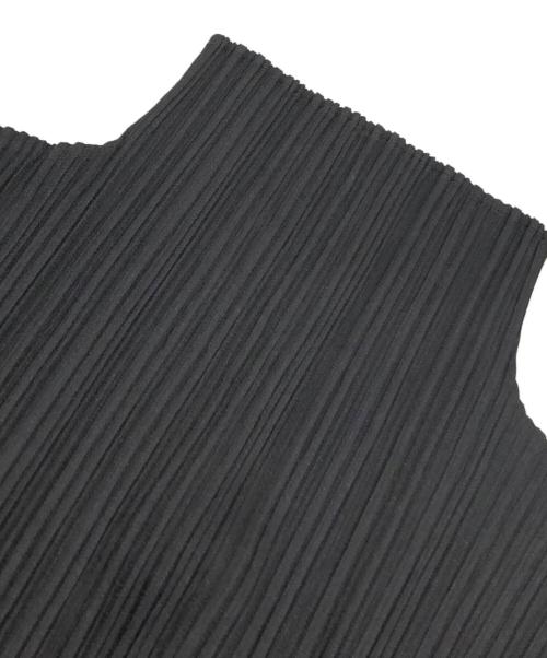 PLEATS PLEASE（プリーツプリーズ）PLEATS PLEASE (プリーツプリーズ) 長袖ワンピース グレー サイズ:3の古着・服飾アイテム