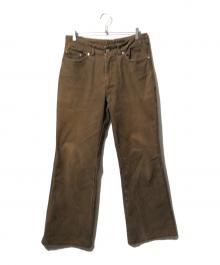 whiteland Blackburn（ホワイトランドブラックバーン）の古着「ダックフレアパンツ」｜ブラウン