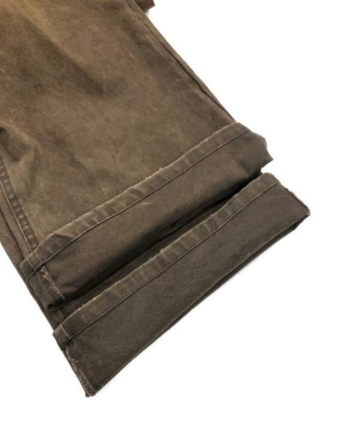 whiteland Blackburn（ホワイトランドブラックバーン）whiteland Blackburn (ホワイトランドブラックバーン) ダックフレアパンツ ブラウン サイズ:FREEの古着・服飾アイテム