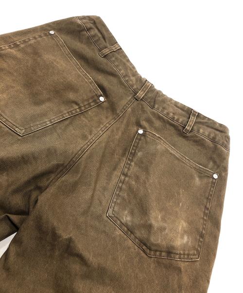 whiteland Blackburn（ホワイトランドブラックバーン）whiteland Blackburn (ホワイトランドブラックバーン) ダックフレアパンツ ブラウン サイズ:FREEの古着・服飾アイテム