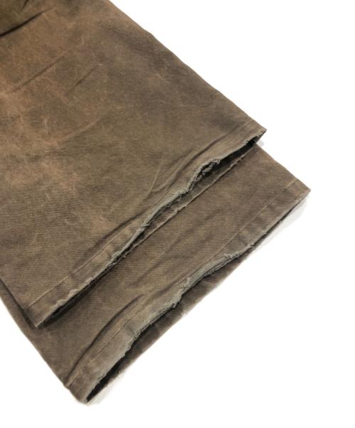 whiteland Blackburn（ホワイトランドブラックバーン）whiteland Blackburn (ホワイトランドブラックバーン) ダックフレアパンツ ブラウン サイズ:FREEの古着・服飾アイテム