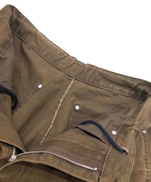 whiteland Blackburn（ホワイトランドブラックバーン）whiteland Blackburn (ホワイトランドブラックバーン) ダックフレアパンツ ブラウン サイズ:FREEの古着・服飾アイテム