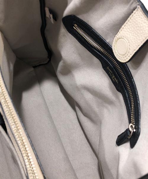 Kate Spade（ケイトスペード）Kate Spade (ケイトスペード) ノーカラーブロックラージショルダーバッグ ベージュの古着・服飾アイテム