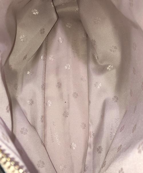 Kate Spade（ケイトスペード）Kate Spade (ケイトスペード) ノーカラーブロックラージショルダーバッグ ベージュの古着・服飾アイテム