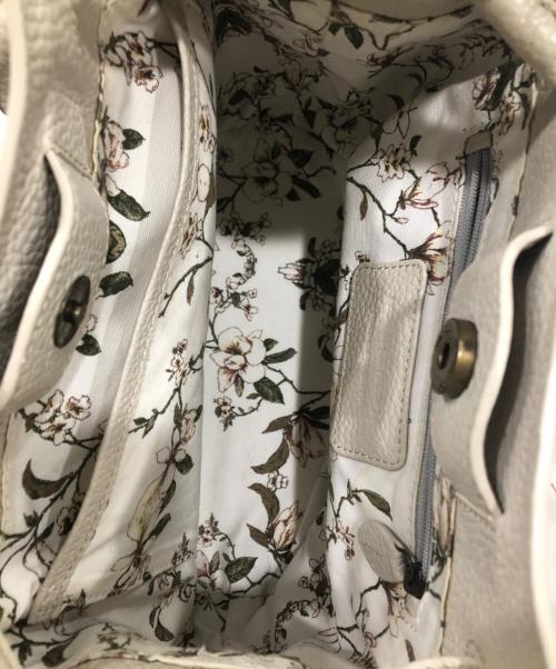 MOTHERHOUSE（マザーハウス）MOTHERHOUSE (マザーハウス) シュウカクバッグ ホワイトの古着・服飾アイテム