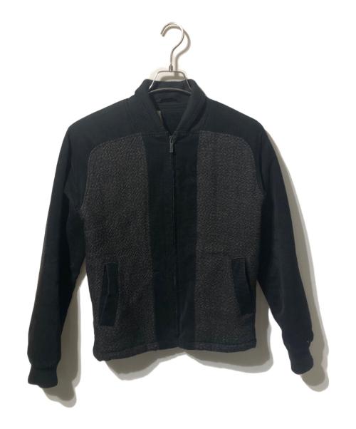 N.HOOLYWOOD（エヌ ハリウッド）N.HOOLYWOOD (エヌ ハリウッド) コーデュロイ切替ブルゾン ブラック サイズ:36の古着・服飾アイテム