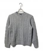 Maker's Shirt 鎌倉メーカーズシャツカマクラ）の古着「カシミヤミックスニット」｜グレー