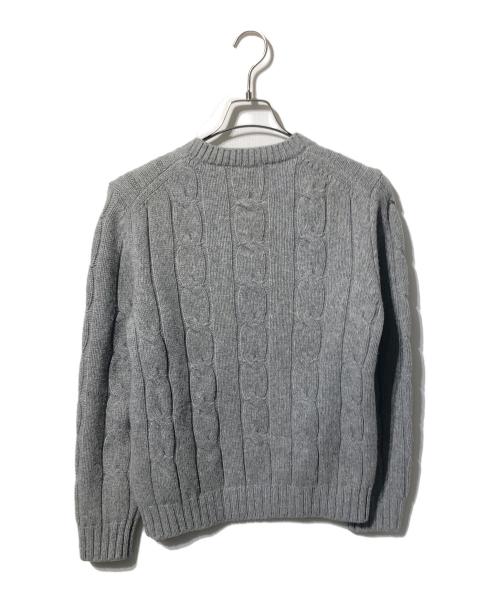 Maker's Shirt 鎌倉（メーカーズシャツカマクラ）Maker's Shirt 鎌倉 (メーカーズシャツカマクラ) カシミヤミックスニット グレー サイズ:46の古着・服飾アイテム