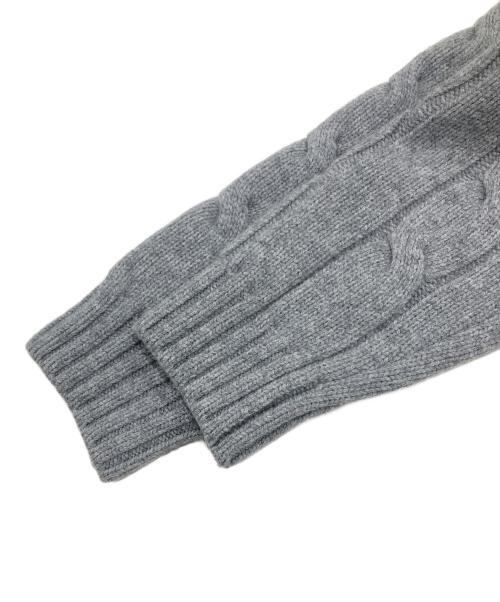 Maker's Shirt 鎌倉（メーカーズシャツカマクラ）Maker's Shirt 鎌倉 (メーカーズシャツカマクラ) カシミヤミックスニット グレー サイズ:46の古着・服飾アイテム