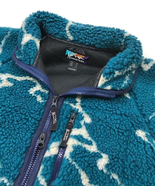 Manastash（マナスタッシュ）Manastash (マナスタッシュ) リチウムフリース ジャケット ブルー サイズ:Mの古着・服飾アイテム