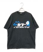 KOLORカラー）の古着「DOLPHIN CORPORATED T-SHIRT/半袖カットソー」｜ブラック