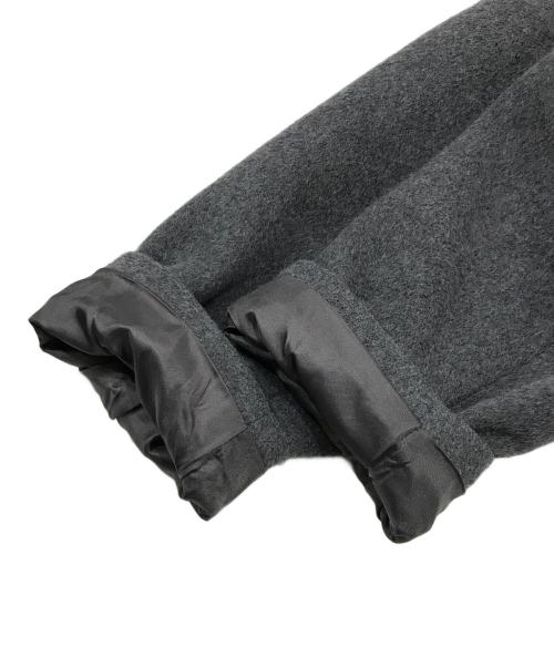 JOURNAL STANDARD（ジャーナルスタンダード）JOURNAL STANDARD (ジャーナルスタンダード) スーパー140ビーバーノーカラーショートコート グレー サイズ:38の古着・服飾アイテム