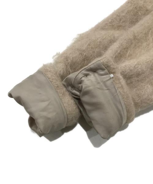 ETRE（エトレ）ETRE (エトレ) シャギーニットジャケット ベージュ サイズ:Sの古着・服飾アイテム