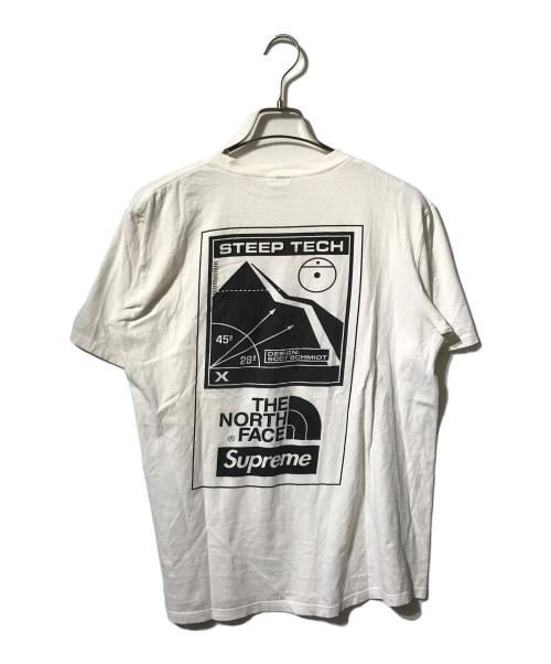 THE NORTH FACE（ザ ノース フェイス）THE NORTH FACE (ザ ノース フェイス) SUPREME (シュプリーム) 半袖カットソー/STEEP TECH ホワイト サイズ:Sの古着・服飾アイテム