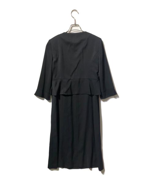 Aquascutum（アクアスキュータム）Aquascutum (アクアスキュータム) ブラックフォーマルワンピース ブラック サイズ:9の古着・服飾アイテム