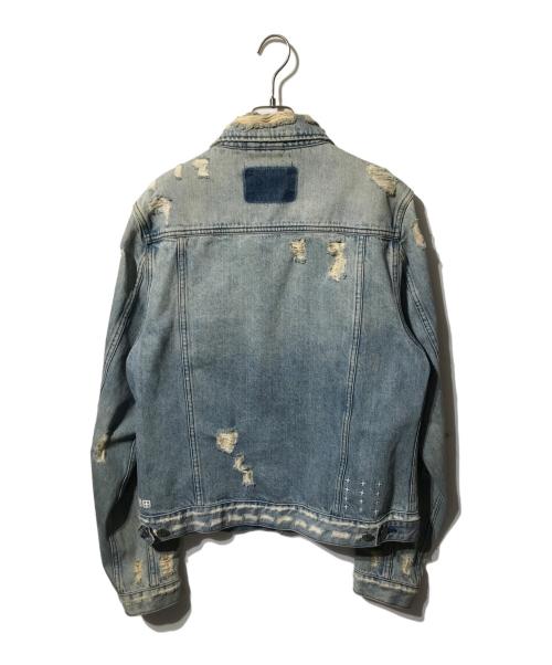 Ksubi（スビ）Ksubi (スビ) クラッシュデニムジャケット インディゴ サイズ:不明の古着・服飾アイテム