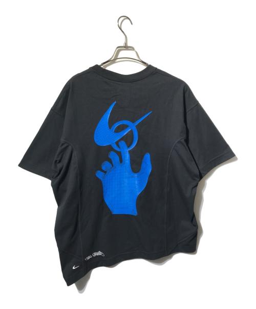 NIKE（ナイキ）NIKE (ナイキ) OFFWHITE (オフホワイト) プリントTシャツ/アシンメトリーTシャツ ブラック サイズ:XLの古着・服飾アイテム