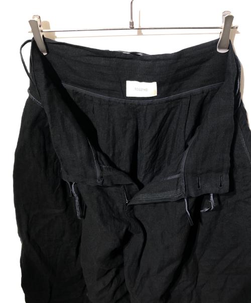 ROGGYKEI（ロギーケイ）ROGGYKEI (ロギーケイ) リネンサルエルパンツ ブラック サイズ:Sの古着・服飾アイテム