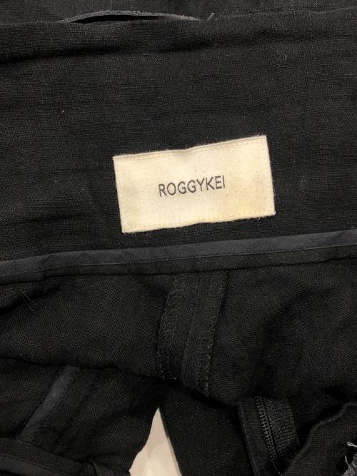 ROGGYKEI（ロギーケイ）ROGGYKEI (ロギーケイ) リネンサルエルパンツ ブラック サイズ:Sの古着・服飾アイテム