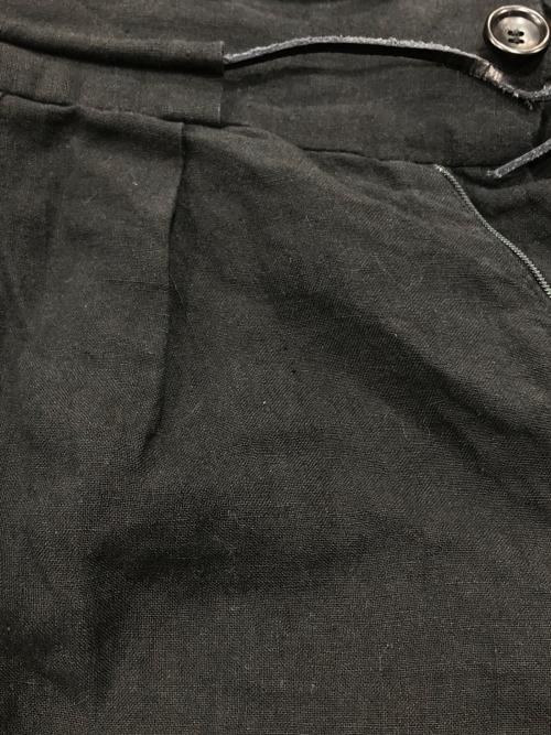 ROGGYKEI（ロギーケイ）ROGGYKEI (ロギーケイ) リネンサルエルパンツ ブラック サイズ:Sの古着・服飾アイテム