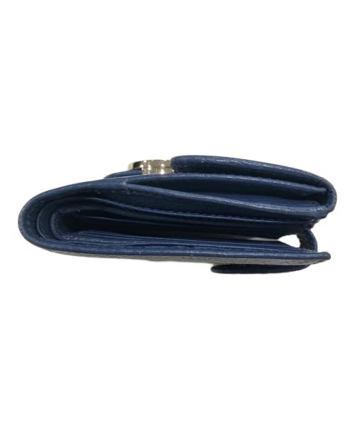 GUCCI（グッチ）GUCCI (グッチ) 2つ折り財布 ブルーの古着・服飾アイテム