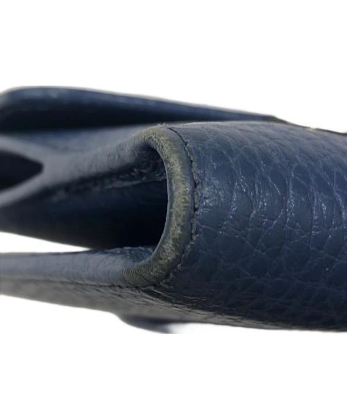 GUCCI（グッチ）GUCCI (グッチ) 2つ折り財布 ブルーの古着・服飾アイテム