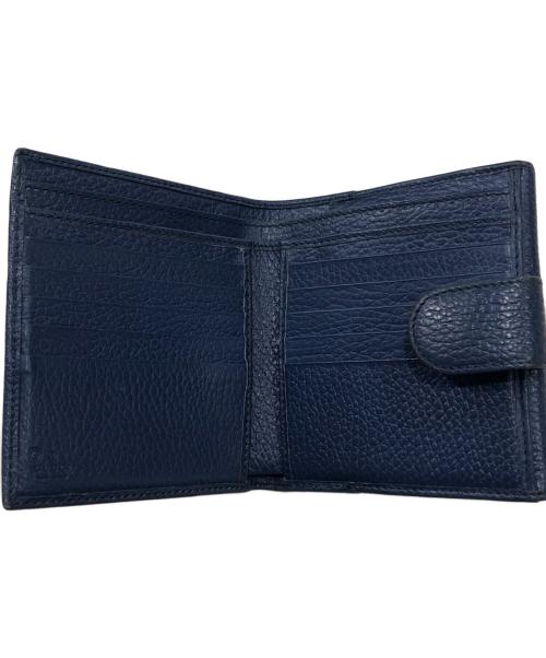 GUCCI（グッチ）GUCCI (グッチ) 2つ折り財布 ブルーの古着・服飾アイテム