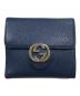 GUCCI（グッチ）の古着「2つ折り財布」｜ブルー