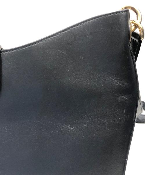 FURLA（フルラ）FURLA (フルラ) シレナ レザーショルダーバッグ ブラックの古着・服飾アイテム