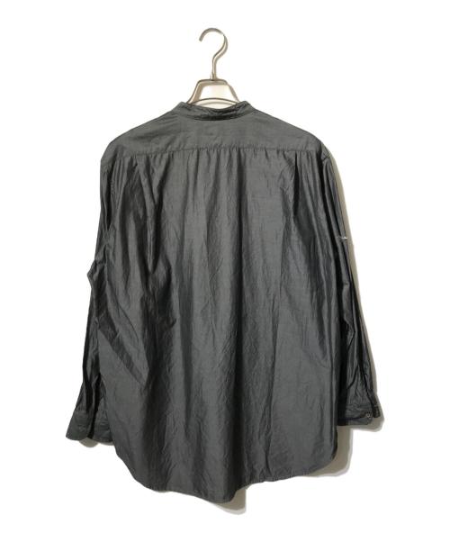 Engineered Garments（エンジニアド ガーメンツ）Engineered Garments (エンジニアド ガーメンツ) Banded Collar Shirt/バンドカラーシャツ グレー サイズ:Mの古着・服飾アイテム