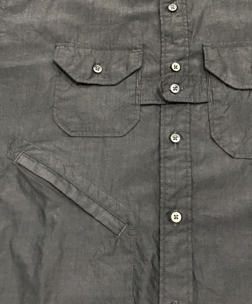 Engineered Garments（エンジニアド ガーメンツ）Engineered Garments (エンジニアド ガーメンツ) Banded Collar Shirt/バンドカラーシャツ グレー サイズ:Mの古着・服飾アイテム