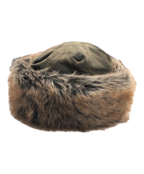 Barbour（バブアー）Barbour (バブアー) Ambushファーハット オリーブ サイズ:Mの古着・服飾アイテム