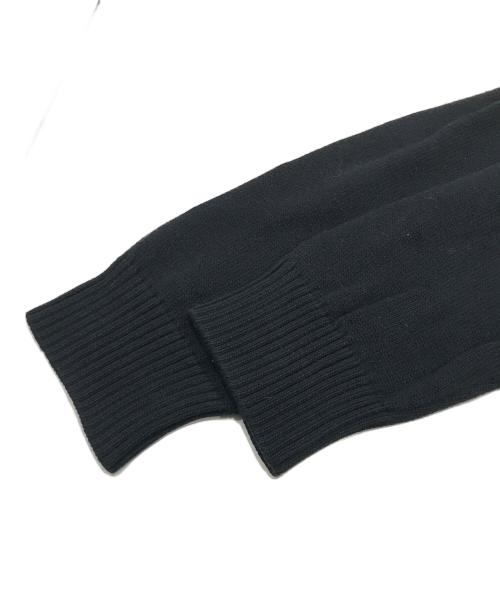 BURBERRY BLACK LABEL（バーバリーブラックレーベル）BURBERRY BLACK LABEL (バーバリーブラックレーベル) ジップニット/ハイネックニット ブラック サイズ:3の古着・服飾アイテム