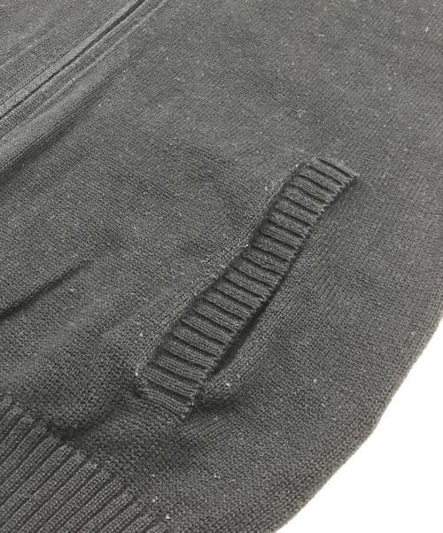 BURBERRY BLACK LABEL（バーバリーブラックレーベル）BURBERRY BLACK LABEL (バーバリーブラックレーベル) ジップニット/ハイネックニット ブラック サイズ:3の古着・服飾アイテム