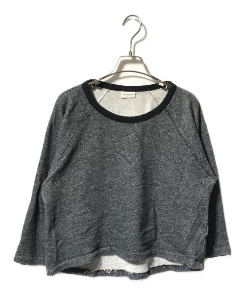 DRIES VAN NOTEN（ドリスヴァンノッテン）DRIES VAN NOTEN (ドリスヴァンノッテン) クロップドスウェット ブラック サイズ:Sの古着・服飾アイテム