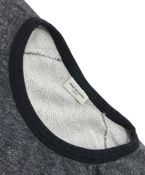 DRIES VAN NOTEN（ドリスヴァンノッテン）DRIES VAN NOTEN (ドリスヴァンノッテン) クロップドスウェット ブラック サイズ:Sの古着・服飾アイテム