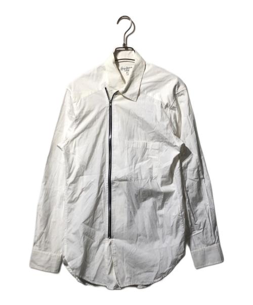 Yohji Yamamoto pour homme（ヨウジヤマモト プールオム）Yohji Yamamoto pour homme (ヨウジヤマモト プールオム) 長袖シャツ ホワイト サイズ:2の古着・服飾アイテム