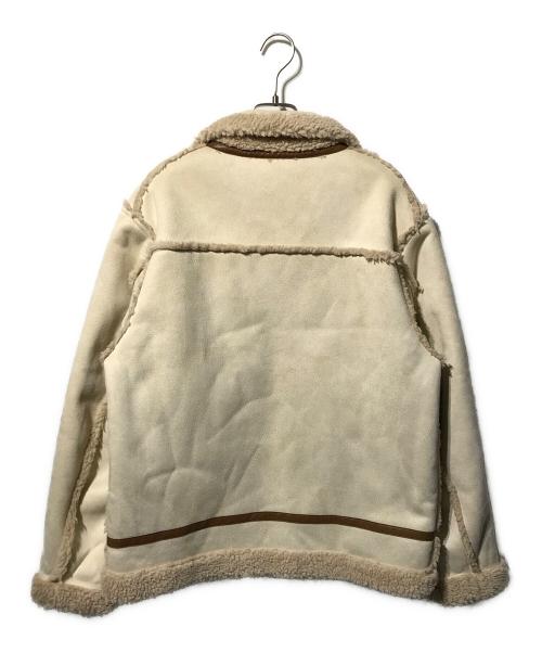 SHIPS（シップス）SHIPS (シップス) リバーシブル ボア ブルゾン ベージュ サイズ:Sの古着・服飾アイテム