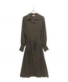 IENA（イエナ）の古着「ニュアンスカラードットワンピース」｜ブラウン