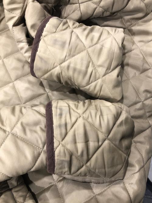 Traditional Weatherwear（トラディショナルウェザーウェア）Traditional Weatherwear (トラディショナルウェザーウェア) フーディーキルティングコート ブラウン サイズ:36の古着・服飾アイテム